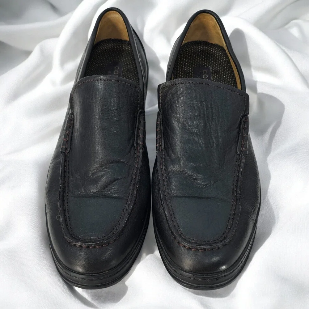 Cole Haan‎ Grandseries Leather Loafers Dress Shoes Slip On Black Men 10M Comfy